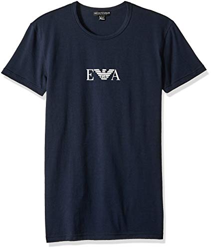 Emporio Armani Men's Monogram Crew Neck T-Shirt