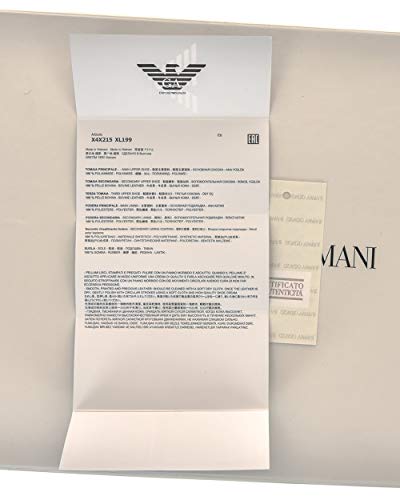 Emporio Armani Sneaker X4X215-XL199 Hombre Color: Negro Talla: 39