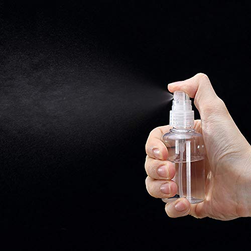 Empty Bottle Plastic, Empty Bottle Cosmetics Foaming Soap Travel Bottle Set-Airplane Travel Kit para champú acondicionador Shower Gel Lotion Body Care Transparente Toiletry Bag