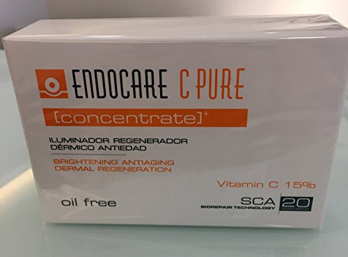 Endocare-C Pure Concentrate - Iluminador antienvejecimiento, 14 viales