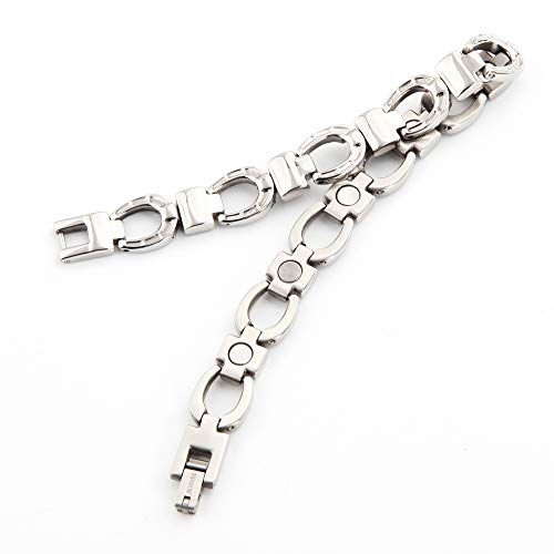 Energetix-4you Unisex Hombre Mujer acero inoxidable