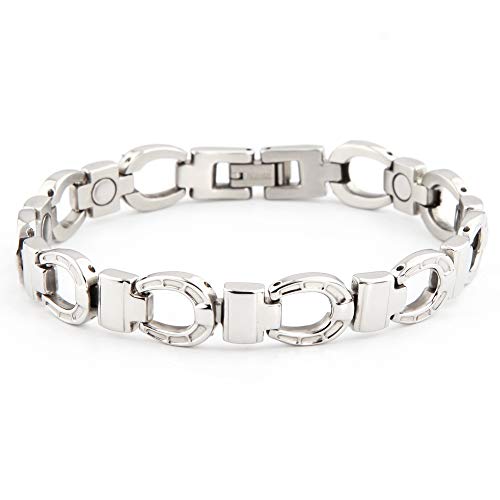 Energetix-4you Unisex Hombre Mujer acero inoxidable