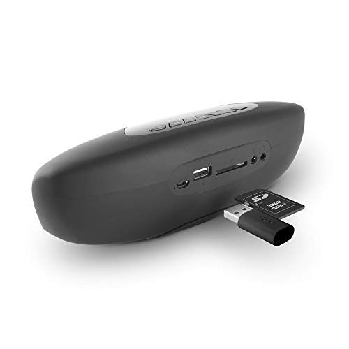 Energy Sistem Music Box BZ3 Altavoz portatil Bluetooth(6W, Radio FM, Lector USB/SD, Display retroiluminado) - Negro