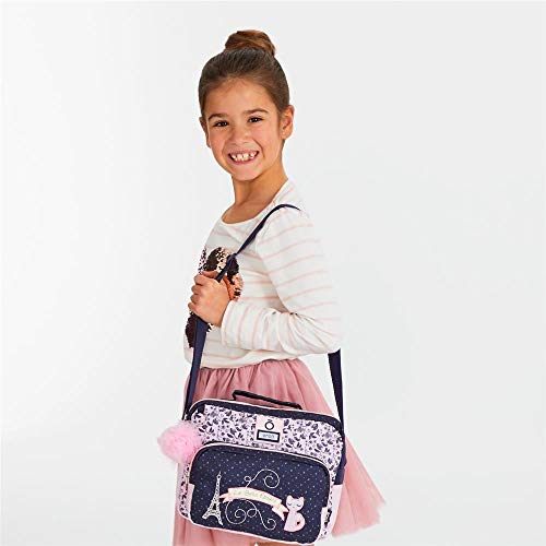 Enso Belle Epoque Neceser con Bandolera Adaptable a Trolley, Multicolor, 26 cm