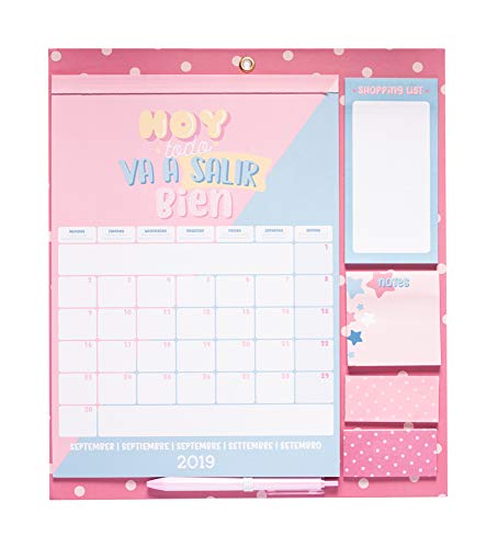 Erik - Planificador mensual de imán para nevera 2019/2020 Carouge