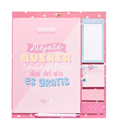 Erik - Planificador mensual de imán para nevera 2019/2020 Carouge