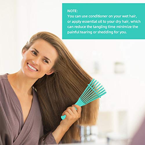 Ertisa Cepillo desenredante, paquete de 2 cepillos desenredantes para cabello rizado natural, cepillos para el cabello con peine para bordes con textura afro 3a a 4c ondulado para cabello húmedo/seco