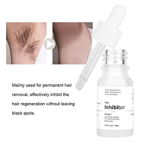 Esencia inhibidora del cabello, líquido inhibidor del cabello no irritante de 10 ml para la eliminación permanente del vello