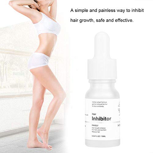 Esencia inhibidora del cabello, líquido inhibidor del cabello no irritante de 10 ml para la eliminación permanente del vello