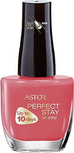 Esmalte de uñas Astor Perfect Stay Gel Shine, 002 Baby Pink Manicure (Rosa Claro), duradero, 1 unidad (1 x 12 g)