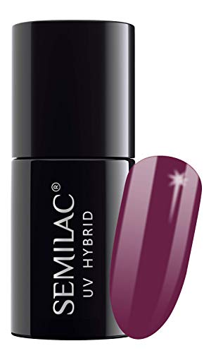 Esmalte de uñas Semilac UV, híbrido número 012, 7 ml, color rosa cereza