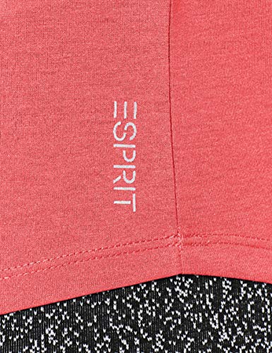 Esprit Casual Sports Tshirt Sslv SL Top de Deporte, Rojo (Rot), X-Large para Mujer