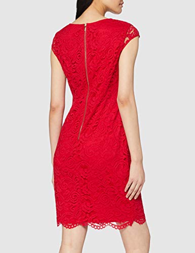 ESPRIT Collection 027EO1E011, Vestido Para Mujer, Rojo (Red 2), talla del fabricante: 38