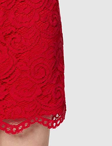 ESPRIT Collection 027EO1E011, Vestido Para Mujer, Rojo (Red 2), talla del fabricante: 38