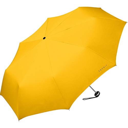 Esprit - Sombrilla de bolsillo (aluminio), rojo dorado (Amarillo) - .