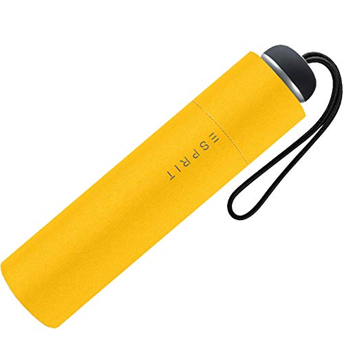 Esprit - Sombrilla de bolsillo (aluminio), rojo dorado (Amarillo) - .