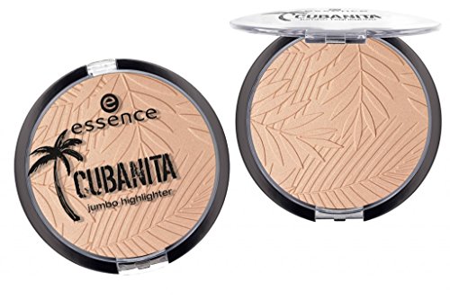 Essence cubanita Jumbo Highlighter nº 01 Mi Corazón contenido: 20 g goldender Highlighter con metallischem brillo.