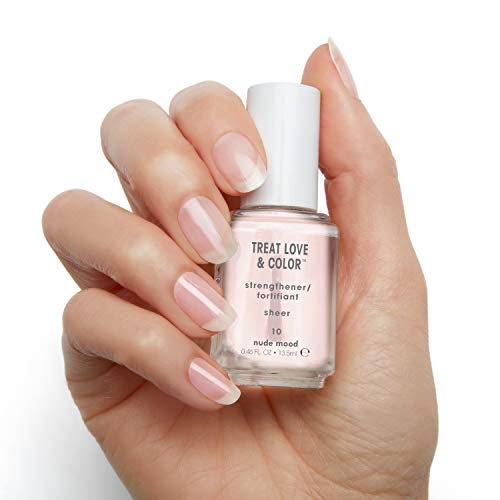 Essie Pintauñas Tratamiento y Color Treat Love & Color para Uñas Resistentes y Fuertes Tono Rosa 10 Nude Mood - 13.5 ml