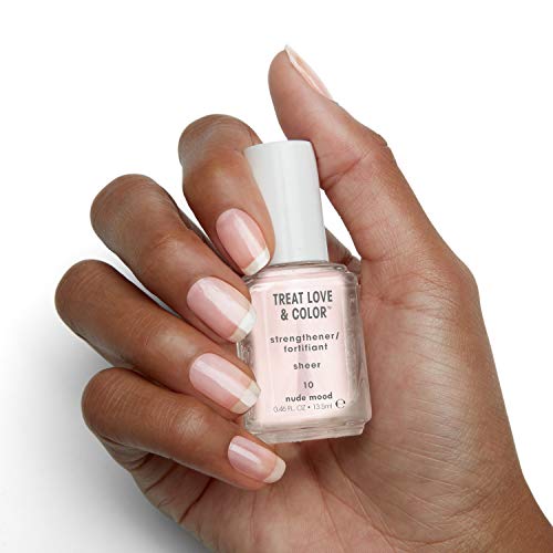 Essie Pintauñas Tratamiento y Color Treat Love & Color para Uñas Resistentes y Fuertes Tono Rosa 10 Nude Mood - 13.5 ml