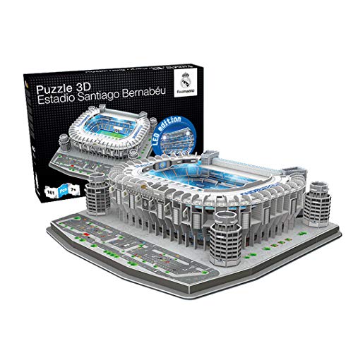 Estadio Santiago Bernabeu LED Edition (Real Madrid CF) - Nanostad - Puzzle 3D (Producto Oficial Licenciado)