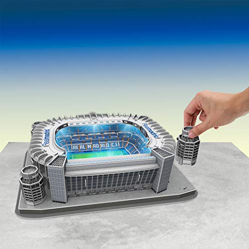 Estadio Santiago Bernabeu LED Edition (Real Madrid CF) - Nanostad - Puzzle 3D (Producto Oficial Licenciado)