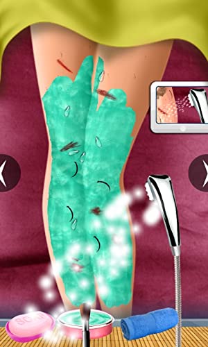 Esteticista de las piernas y de vestir : Un juego para las niñas y para todos los esteticistas !