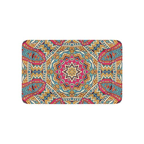 Estilo étnico Indio Estilo Grande Ropa de Cama Impresa Suave para Mascotas Perro Sofá para Cachorros y Gatos Estera Estera Cojín Almohadilla Cojín Regalo Interior Proveedor 36 x 23 Pulgadas