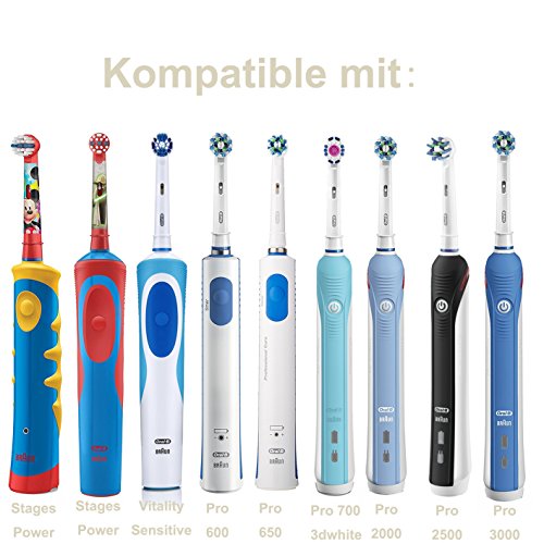 Estuche de viaje para Poketech Oral-B 1 pieza de mano y el cepillo 2 Premium - Transparente