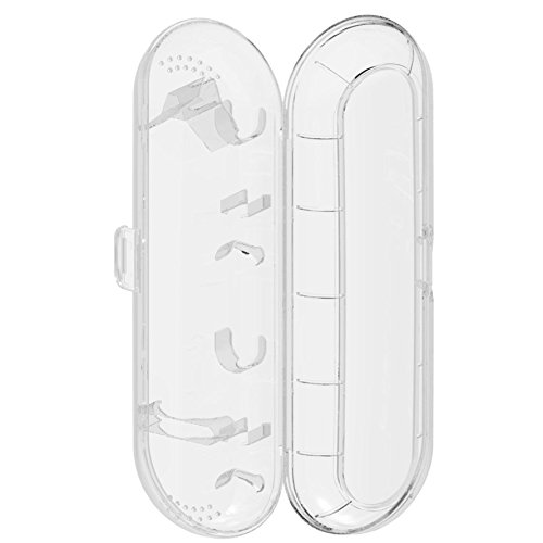 Estuche de viaje para Poketech Oral-B 1 pieza de mano y el cepillo 2 Premium - Transparente