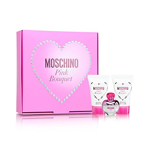 Estuche Moschino Pink Bouquet Edt 5 ml + Regalo