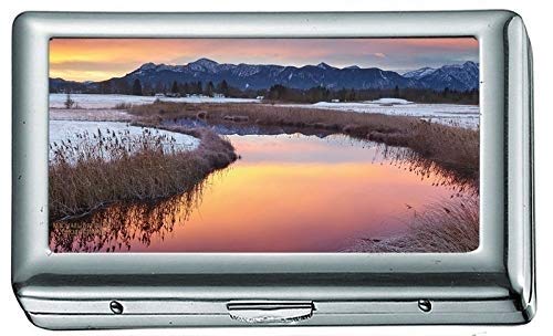 Estuche/Estuche de Cigarrillos - Cigarrillos King Size, Estuche/Estuche mágico de Invierno cálido para paisajes, Estuche para Tarjetas de crédito para Hombres