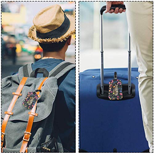 Etiquetas de Equipaje para Acuarela, diseño de Flor de Canguro, 1 Paquete