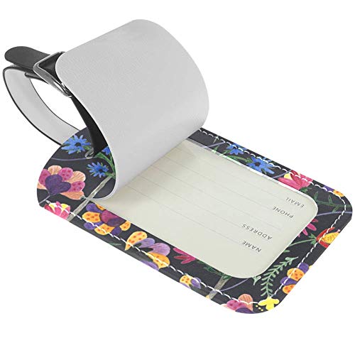Etiquetas de Equipaje para Acuarela, diseño de Flor de Canguro, 1 Paquete