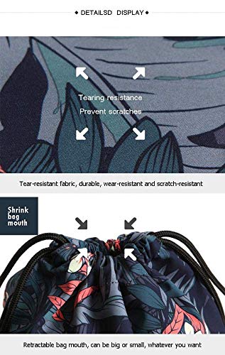 Etryrt Mochilas/Bolsas de Gimnasia,Bolsas de Cuerdas, Owls Couple in Love Video Animation Drawstring Backpack Bag Shoulder Bags Gym Bag for Adult