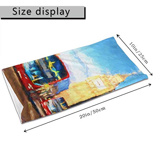 EU Capital Red Boat Famoso Big Ben Londres Inglaterra Gran Bretaña Cepillo Autobús Ciudad Máscara histórica Correr Turbante Variedad Magia Pañuelo sin Costuras Al Aire Libre Hombres y Mujeres Máscara