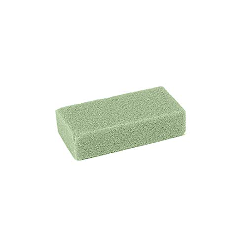 EUROXANTY® Piedra pómez sintética | Limpieza de pies | Piedra para remover la piel | Limpia y exfolia | Piedra para cuidado de pies | Piedra pómez para durezas | Piedra de 10 cm | color VERDE