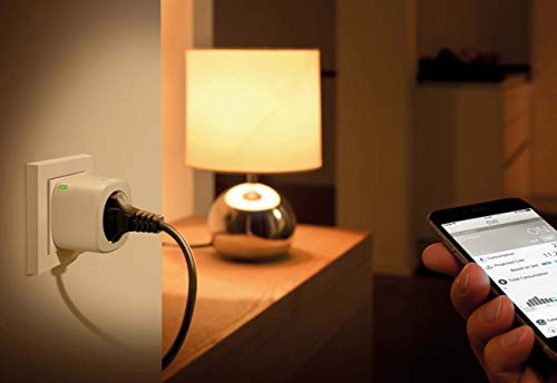 Eve Energy - Interruptor y contador eléctrico inalámbrico, Bluetooth Low Energy, non occorrono bridge o gateway, blanco (Apple HomeKit)