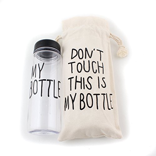 Exoh 500 ml Portable Sports Santé machine à boisson Citron jus de fruits Bouteille d'eau Noir