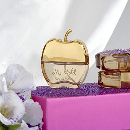 Expositor 17ud. Mini Colonia Apple Ms. Gold para mujer. Con Téster de regalo. 18 x 20ml