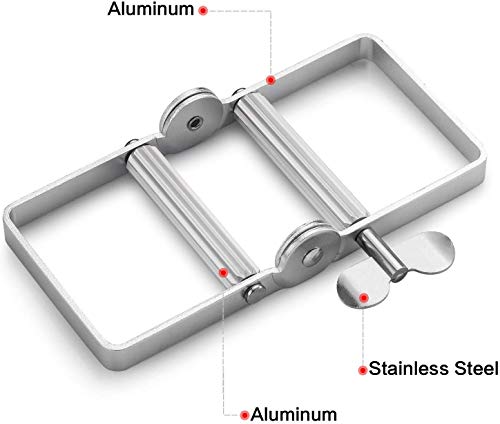 Exprimidor de Pasta de Dientes Tubo metálico Apretador de pasta de dientes crema pegamento pintura alimentos Exprime tubo