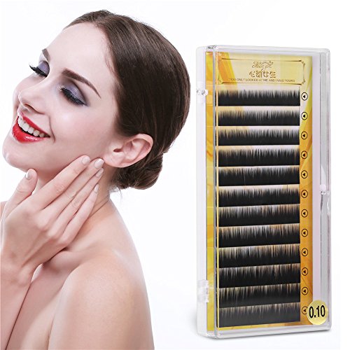 Extensión del Ceja postizas negro mezcla cejas falso individual 5 – 8 mm