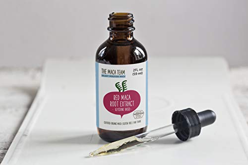 Extracto de Maca Roja Líquida BIO, 59 ml, libre de alcohol, comercio Justo, elaborado a partir de Raices de Maca orgánica roja cultivada en Perú de forma tradicional, sin Gluten y Vegana.