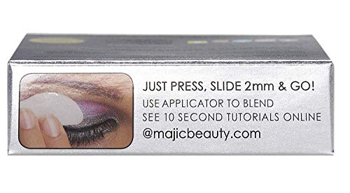 Eye Majic - Sombra de ojos instantánea - Maquillaje profesional en 10 segundos - Pack de 5 - Double Mint -015