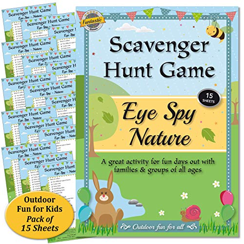 “Eye Spy Nature” - Juego de búsqueda del tesoro en la naturaleza.Actividad divertida para niños, familias y grupos.