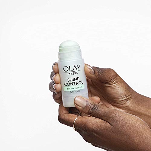 Face Masks by Olay, Clay Charcoal Facial Mask Stick, Pore Detox Black Charcoal, Spa and Beauty Gift for Women 1.7 Oz