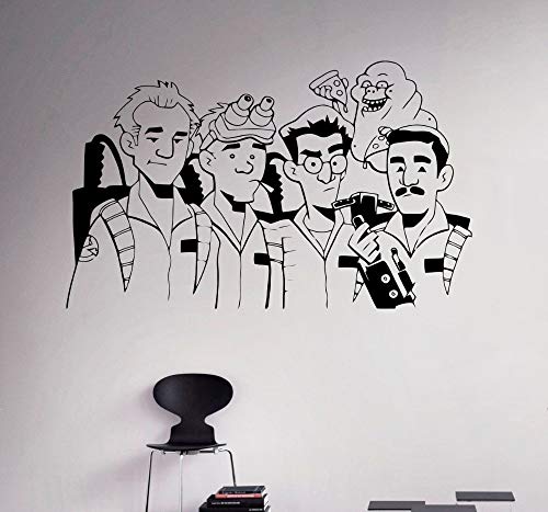 fancjj Cazafantasmas Supernatural Etiqueta de La Pared Art Design s Personajes Serie Mural Declas Hogar NIÑOS Dormitorio Decoración Especial 57x92 cm