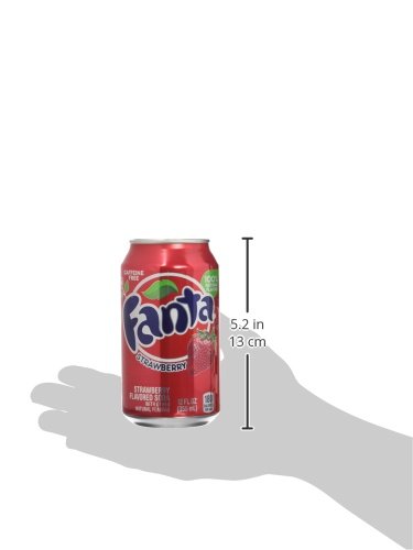 Fanta Refresco con Gas, Sabor Fresa - Paquete de 12 x 355 ml - Total: 4260 ml