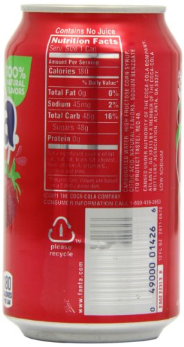 Fanta Refresco sabor de fresa - 12 latas de 355 ml - Total: 4260 ml