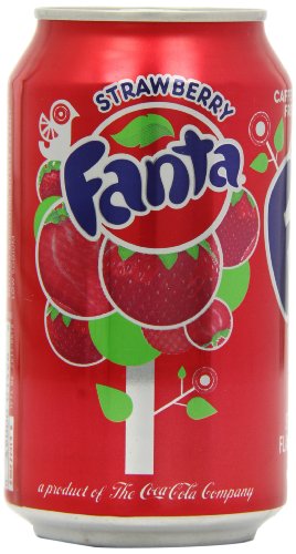 Fanta Refresco sabor de fresa - 12 latas de 355 ml - Total: 4260 ml
