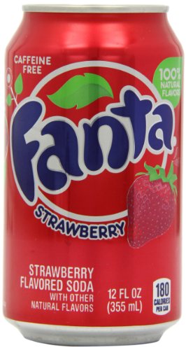 Fanta Refresco sabor de fresa - 12 latas de 355 ml - Total: 4260 ml